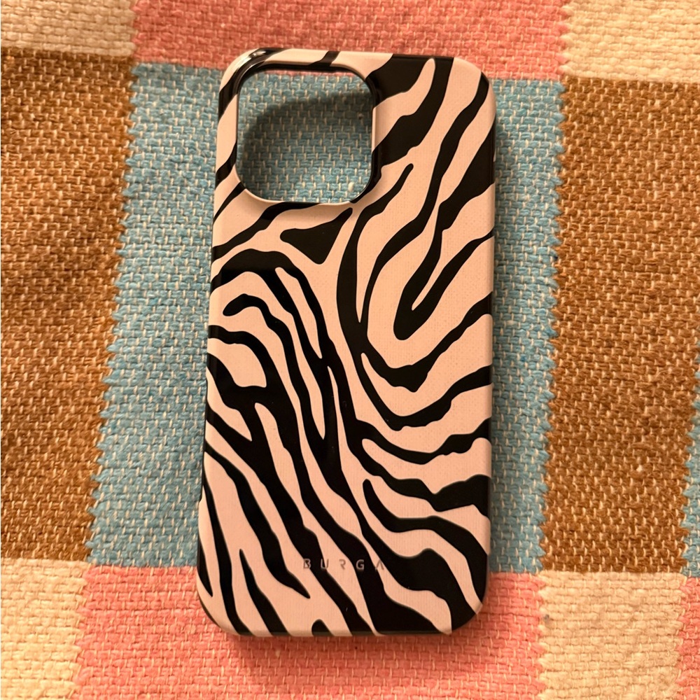Stylish Burga Black and White IPhone 16 Pro Max Case
